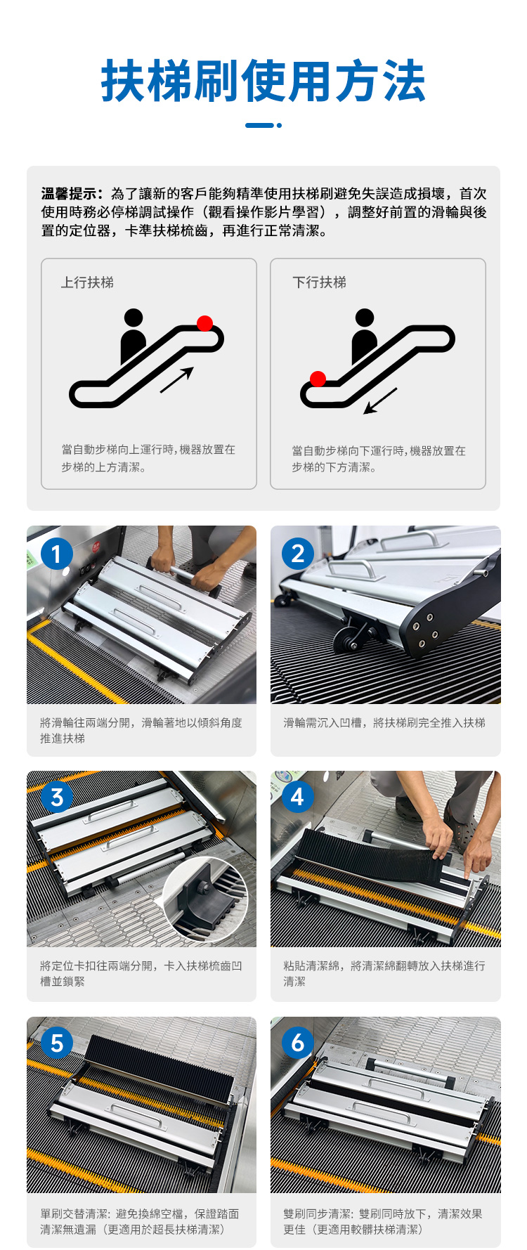 CT施達 T-衛士扶梯平面清潔套裝 - Cleanic Cleaning Equipment